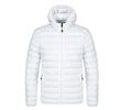 Baumwolljacke für Herren für Herbst und Winter – mehrere Farben, Stehkragen und Kapuzendesign