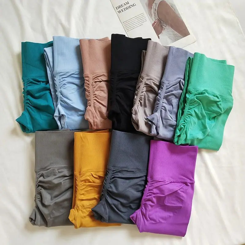 Frauen  Booty Lifting Nahtlose Leggings Hohe Taille Im Freien Dünne Stretch Yoga Hosen Fitness Strumpfhosen Workout Sport Hosen