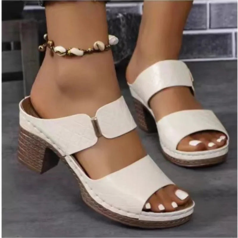 Sommer Sandalen Schuhe Frauen Elegante Sandalen Frau Rutschen Frauen Schuh Keil Schuhe Frau Atmungsaktive Schuhe Weibliche Hausschuhe Frau