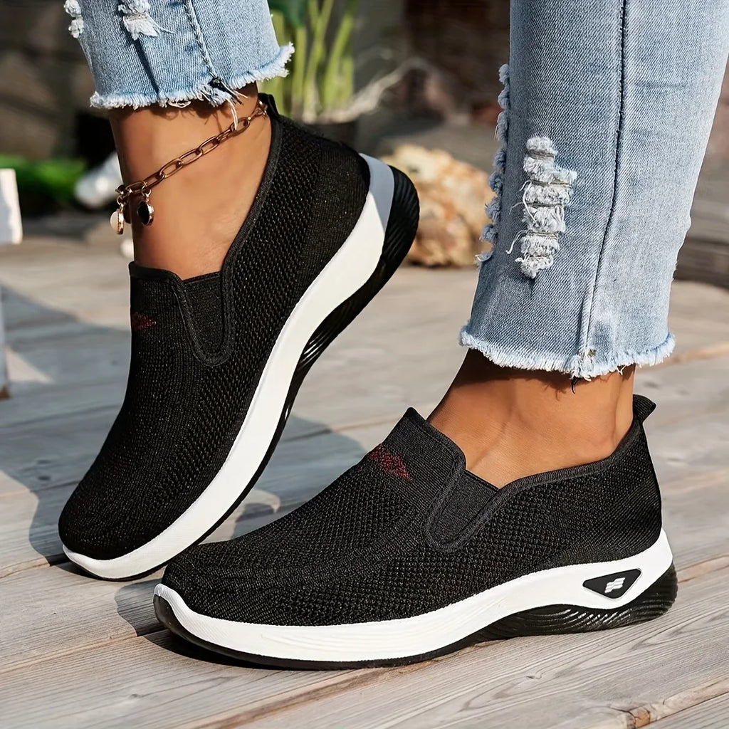 Women's shoes, 2026 summer casual, convenient and comfortable, fashionable single-color casual work shoes