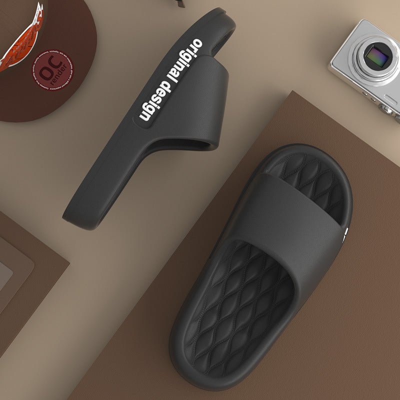 Men's and Women's Thick Bottom Non-slip Slippers