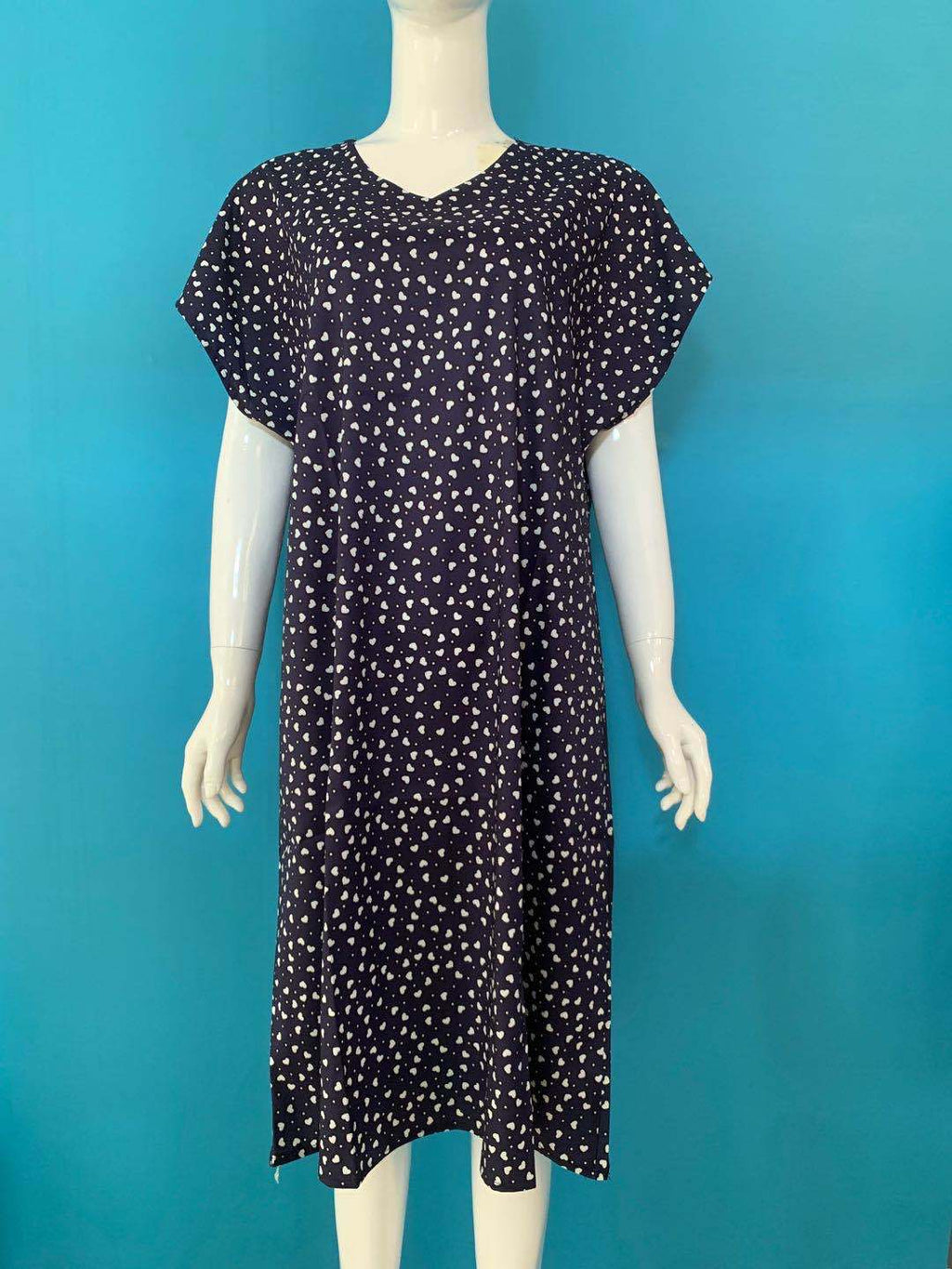 Summer Women's Casual V-Neck Polka Dot Dress 2023