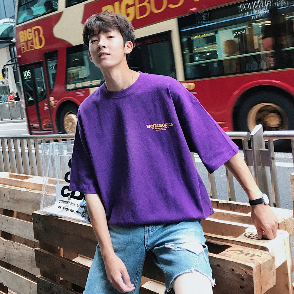 2019 Summer Men's Loose Short Sleeve T-Shirt