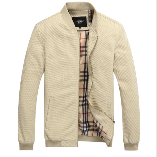 2020 Fall Men's Baseball Collar Jacket - Slim Fit