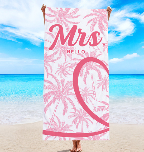 Coco Lovers Microfiber Printed Beach Towel (1 Piece)