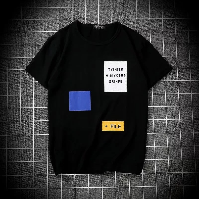 Men's Loose Graphic Summer T-Shirt (Short Sleeve)