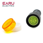 AD16-16C Panel LED Signalleuchte 16mm – 12V/24V/220V, 5 Farben wählbar - flohmarkt-deutschland.shop