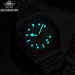 ADDIESDIVE AD2044 Herren-Quarzuhren Swiss Ronda 515-24H BGW9 Super Luminous 20Bar Diving GMT Watch Herrenuhr - flohmarkt-deutschland.shop