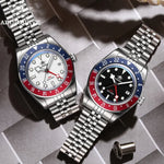ADDIESDIVE AD2044 Herren-Quarzuhren Swiss Ronda 515-24H BGW9 Super Luminous 20Bar Diving GMT Watch Herrenuhr - flohmarkt-deutschland.shop