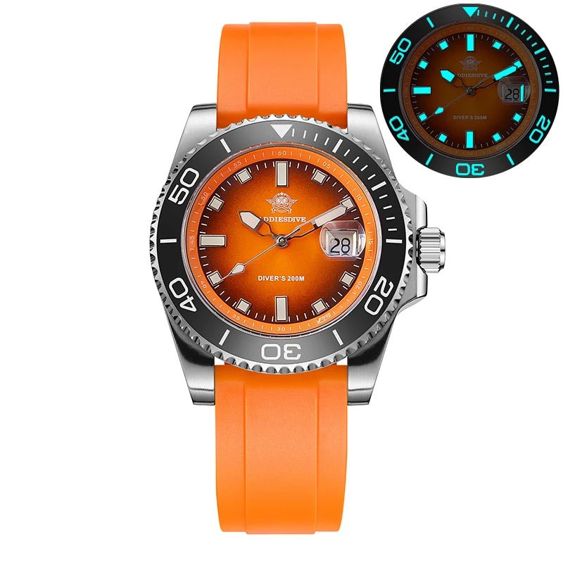 ADDIESDIVE AD2089 Taucheruhr – 41mm, Keramiklünette, BGW9, 200m, Edelstahl Quarz - flohmarkt-deutschland.shop