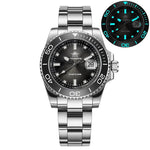 ADDIESDIVE AD2089 Taucheruhr – 41mm, Keramiklünette, BGW9, 200m, Edelstahl Quarz - flohmarkt-deutschland.shop