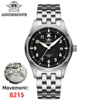 ADDIESDIVE AD2519 Vintage Automatikuhr – 200m, C3 Leuchtend, 316L Edelstahl - flohmarkt-deutschland.shop