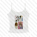 Ästhetische Brief Tank top Crop Tops T-shirt Kurzarm Weste Tees Harajuku Streetwear Hosenträger Frauen Kleidung hemd 2000er Jahre - flohmarkt-deutschland.shop