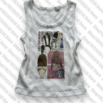 Ästhetische Brief Tank top Crop Tops T-shirt Kurzarm Weste Tees Harajuku Streetwear Hosenträger Frauen Kleidung hemd 2000er Jahre - flohmarkt-deutschland.shop
