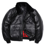 Air Force Fliegerjacke Natürliche Rindsleder Echtes Leder Piloten Mantel Verdicken Warme Kleidung Motorrad Tuch - flohmarkt-deutschland.shop
