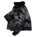 Air Force Fliegerjacke Natürliche Rindsleder Echtes Leder Piloten Mantel Verdicken Warme Kleidung Motorrad Tuch - flohmarkt-deutschland.shop