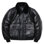 Air Force Fliegerjacke Natürliche Rindsleder Echtes Leder Piloten Mantel Verdicken Warme Kleidung Motorrad Tuch - flohmarkt-deutschland.shop