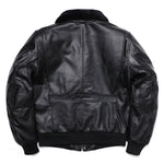 Air Force Fliegerjacke Natürliche Rindsleder Echtes Leder Piloten Mantel Verdicken Warme Kleidung Motorrad Tuch - flohmarkt-deutschland.shop