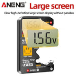 ANENG BT189 Button Cell Battery Tester 9V N D C AA AAA Universal Household LCD Display Battery Tester Power Bank Detectors Tools - flohmarkt-deutschland.shop