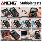 ANENG SZ308 Digital Multimeter AC/DC Current Meter Voltage Resistance Meter Electrician LCD Screen Ohm Square Wave Test - flohmarkt-deutschland.shop