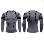 Anime Jujutsu Kaisen Kompressionsset Fitnessanzug für Herren, schnell trocknendes 3D-Kompressionsshirt + Fitnessstudio-Shorts, Lauf-Workout-Sportbekleidung - flohmarkt-deutschland.shop