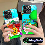 Anime Sprunki Mobile Phone Case for iPhone 16 15 14 13 12 11 Pro Max Plus Mini MagSafe Glass Colour Printing Pretty Smartphone - flohmarkt-deutschland.shop