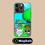 Anime Sprunki Mobile Phone Case for iPhone 16 15 14 13 12 11 Pro Max Plus Mini MagSafe Glass Colour Printing Pretty Smartphone - flohmarkt-deutschland.shop