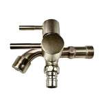 AquaNova Vielseitige Doppel-Auslauf Armatur Aus Edelstahl 304 - Mit Filter Und Trinkwasseroption - flohmarkt-deutschland.shop
