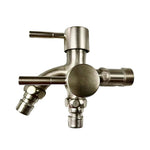 AquaNova Vielseitige Doppel-Auslauf Armatur Aus Edelstahl 304 - Mit Filter Und Trinkwasseroption - flohmarkt-deutschland.shop