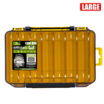 AquaPro Angler Tackle Box 14 Fächer Doppelseitig Organizer Für Köder Und Haken - Praktische Aufbewahrung - flohmarkt-deutschland.shop