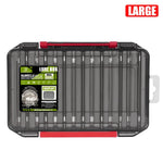 AquaPro Angler Tackle Box 14 Fächer Doppelseitig Organizer Für Köder Und Haken - Praktische Aufbewahrung - flohmarkt-deutschland.shop