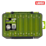 AquaPro Angler Tackle Box 14 Fächer Doppelseitig Organizer Für Köder Und Haken - Praktische Aufbewahrung - flohmarkt-deutschland.shop