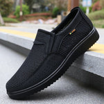 Atmungsaktive Slip-On-Freizeitschuhe für Herren – leichte Low-Top-Walking-Sneaker für Outdoor, Angeln, Park und Training, braunes Netzgewebe, Gummisohle, kariert für alle Jahreszeiten, Outdoor-Schuhe | Low-Top-Schuhe | - flohmarkt-deutschland.shop