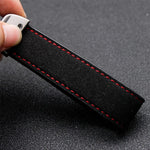 Auto Schlüsselanhänger Schlüsselanhänger für Renault RS Line Fluence Captur Megane 2 3 4 Autozubehör Wildleder Metallschnalle Schlüsselanhänger Ringe Männer Geschenk - flohmarkt-deutschland.shop