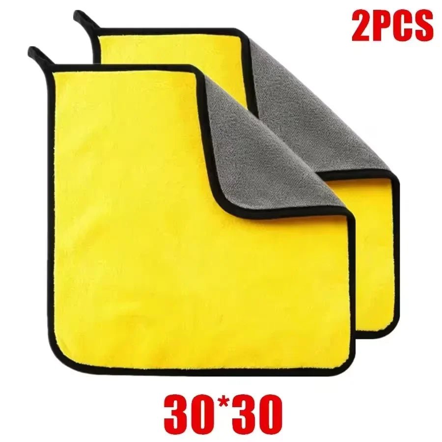 AutoGlanz Mikrofaser Reinigungstücher 30x60 cm - Weiche Schnelltrocknende Doppellagige Tücher Für Fenster Und Spiegel - flohmarkt-deutschland.shop