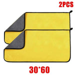 AutoGlanz Mikrofaser Reinigungstücher 30x60 cm - Weiche Schnelltrocknende Doppellagige Tücher Für Fenster Und Spiegel - flohmarkt-deutschland.shop