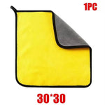 AutoGlanz Mikrofaser Reinigungstücher 30x60 cm - Weiche Schnelltrocknende Doppellagige Tücher Für Fenster Und Spiegel - flohmarkt-deutschland.shop