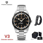 Automatische Uhr, Männer Mechanische 200 m Wasserdicht Saphir Keramik Tauchen Edelstahl Uhr V3 - flohmarkt-deutschland.shop