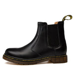 Autumn Style Dicke Absatz Cowhide Martin Boots Im Britischen Stil Für Damen - Perfekt Für Herbst Und Alltag - flohmarkt-deutschland.shop
