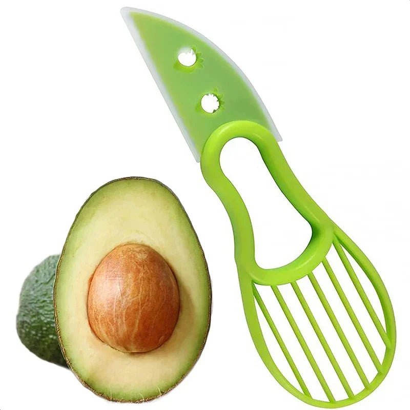 Avocado Schneider 3-in-1 Entkerner Schäler Küchenhelfer - flohmarkt-deutschland.shop