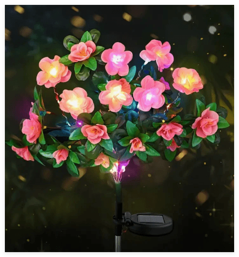 Azalea Flowers LED Garden Lights (One Piece) - flohmarkt-deutschland.shop