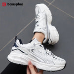 Baasploa Women Running Shoes Lightweight Breathable Sport Shoes Female Comfort White Casual Sneakers Height Increase Cushioning - flohmarkt-deutschland.shop