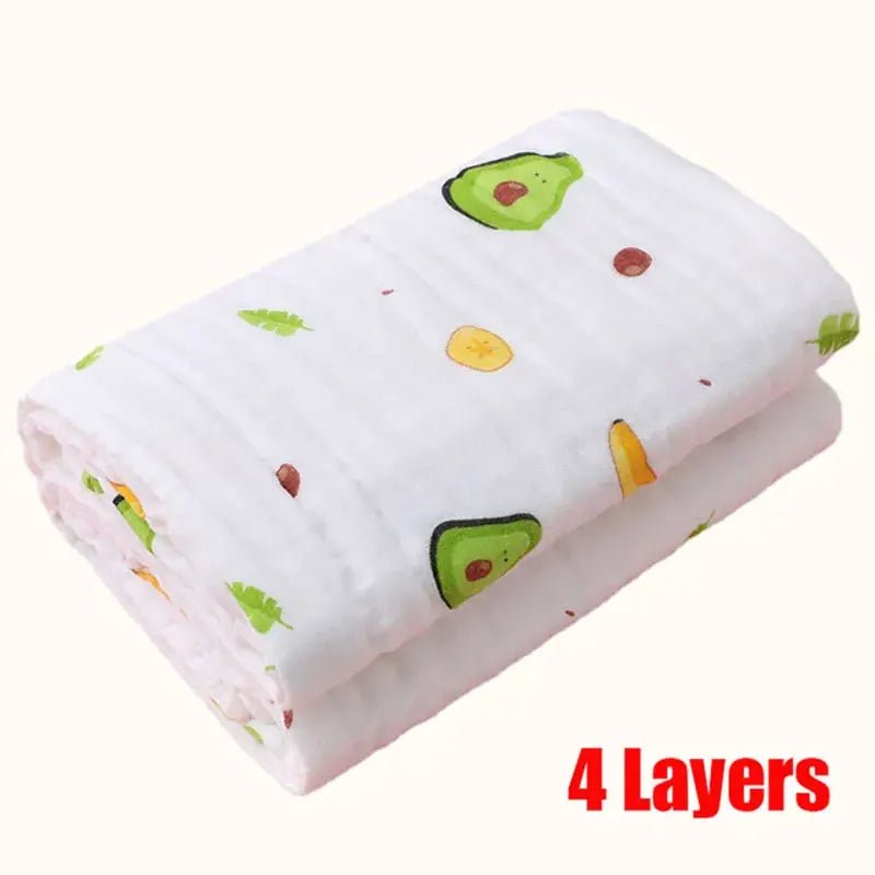Baby Badetuch Junge Mädchen Baumwolle Decke Für Neugeborene Bademantel 4-Schicht Gaze Waschlappen Infant Swaddle - flohmarkt-deutschland.shop