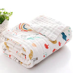 Baby Badetuch Junge Mädchen Baumwolle Decke Für Neugeborene Bademantel 4-Schicht Gaze Waschlappen Infant Swaddle - flohmarkt-deutschland.shop