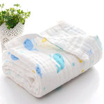 Baby Badetuch Junge Mädchen Baumwolle Decke Für Neugeborene Bademantel 4-Schicht Gaze Waschlappen Infant Swaddle - flohmarkt-deutschland.shop