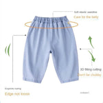 Baby Denim Pants 2024 New Fashion Children Casual Soft Blue Jeans Loose Trousers Boys Girls Kids Clothes - flohmarkt-deutschland.shop