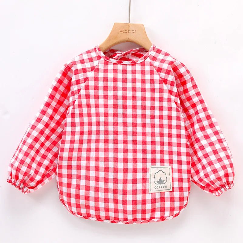 Baby-Ess-Lätzchen, wasserdicht, ärmellos, Schürze, Lebensmittel-Overall, handgefertigt, Tonmalerei, Arbeitskleidung für Mädchen und Jungen, Spucktücher - flohmarkt-deutschland.shop