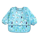 Baby-Lätzchen, niedlich, bunt, Cartoon, wasserdicht, Lätzchen, Säugling, Essen, Kinder, Zeichnen, Langarm-Schürze, selbsternährendes Baby, 0–3 Jahre - flohmarkt-deutschland.shop