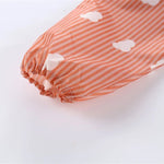 Baby Lätzchen Spuckt ücher wasserdichte Langarm Anti-Trage-Cartoon Lätzchen umgekehrtes Kleid Baby Fütterung Lätzchen Bavoir Manches Longues - flohmarkt-deutschland.shop
