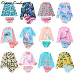 Baby Swimwear and Surfwear Long Sleeve Bathing Suit Toddler Girls 2021 Unicorn Mermaid Swimsuit Kids Swimming Suits for Children - flohmarkt-deutschland.shop